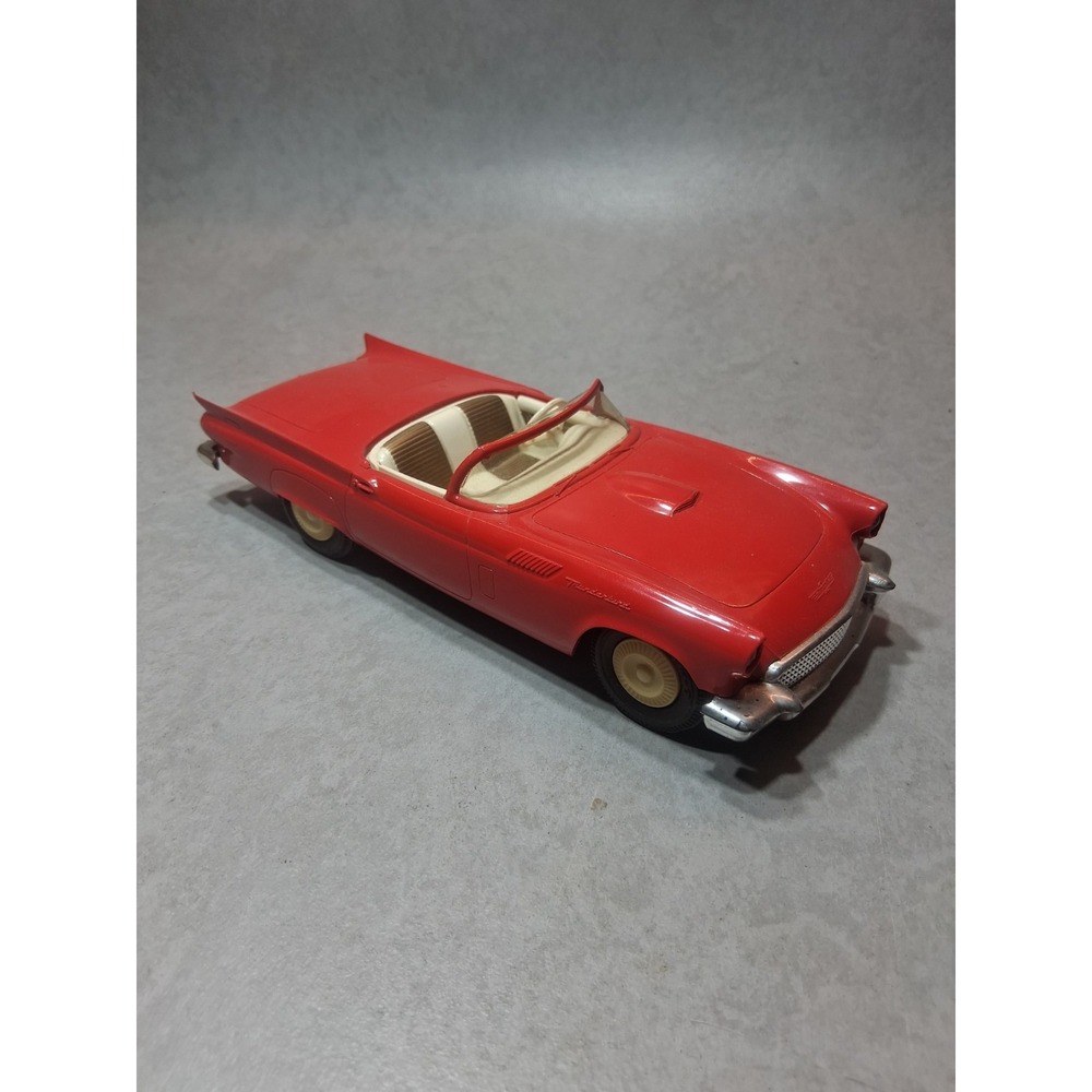 Dealer Promo Car Ford Thunderbird T-Bird Convertible 1957 1/25 Red AMT Friction